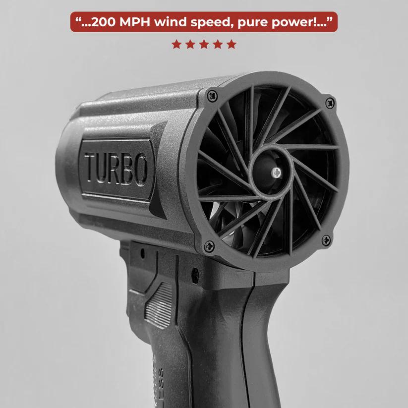 Turbo Jet Electric Leaf Blower Double-Blow™ V2