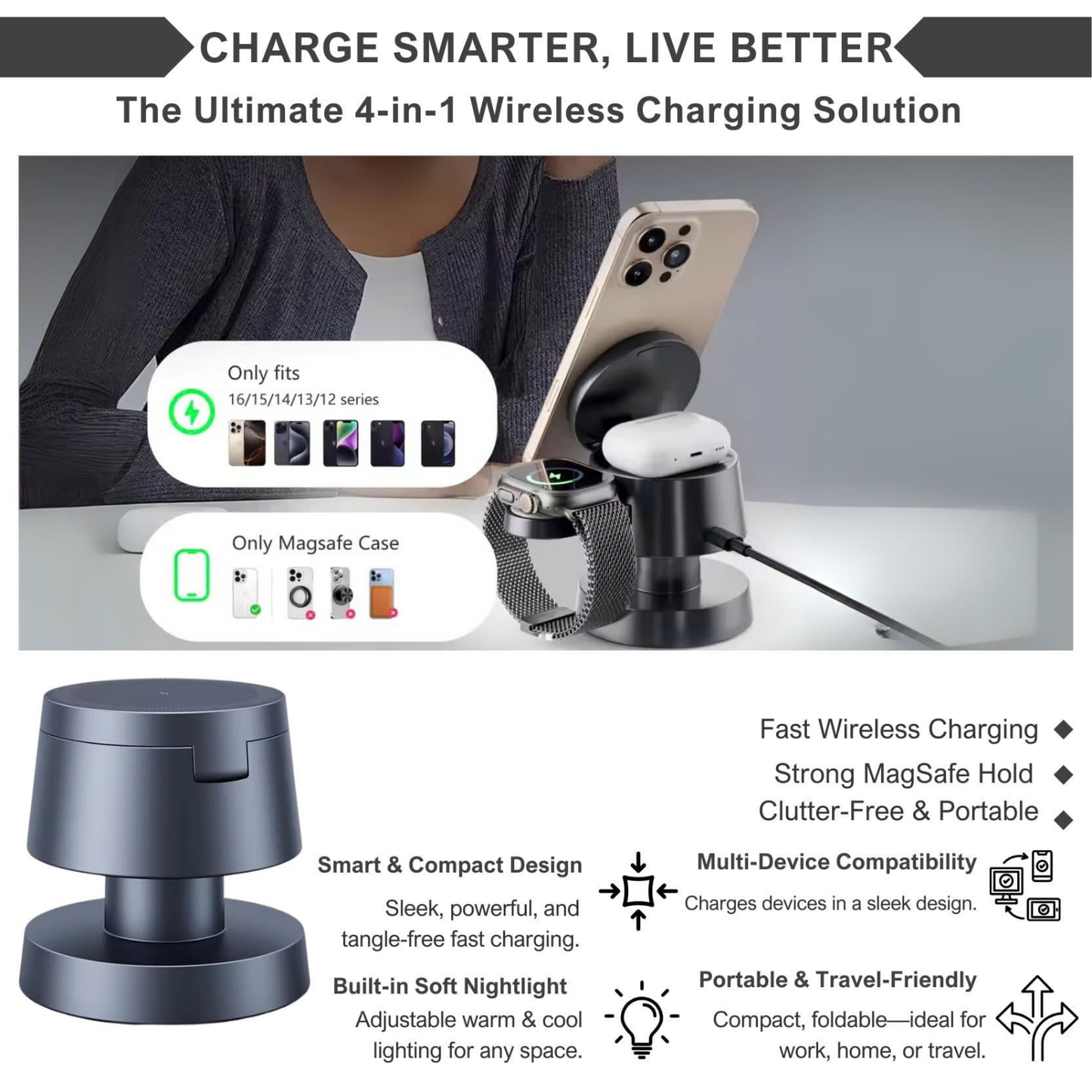 iToolTech™ Pro 4-in-1 Charging Station