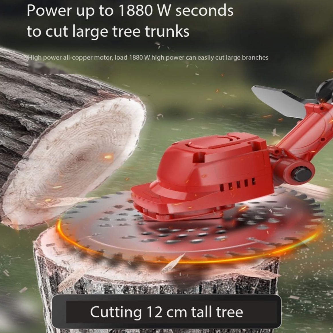 4000W 3 in 1 Cordless Weed Eater Pro