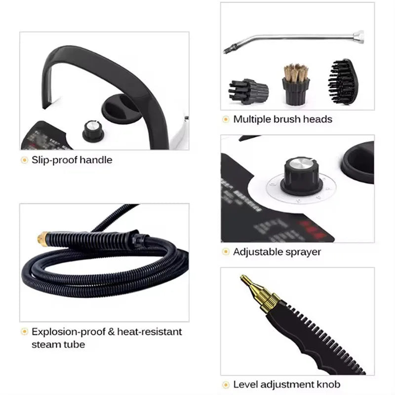 High-Temperature Pressurized Steam Cleaner