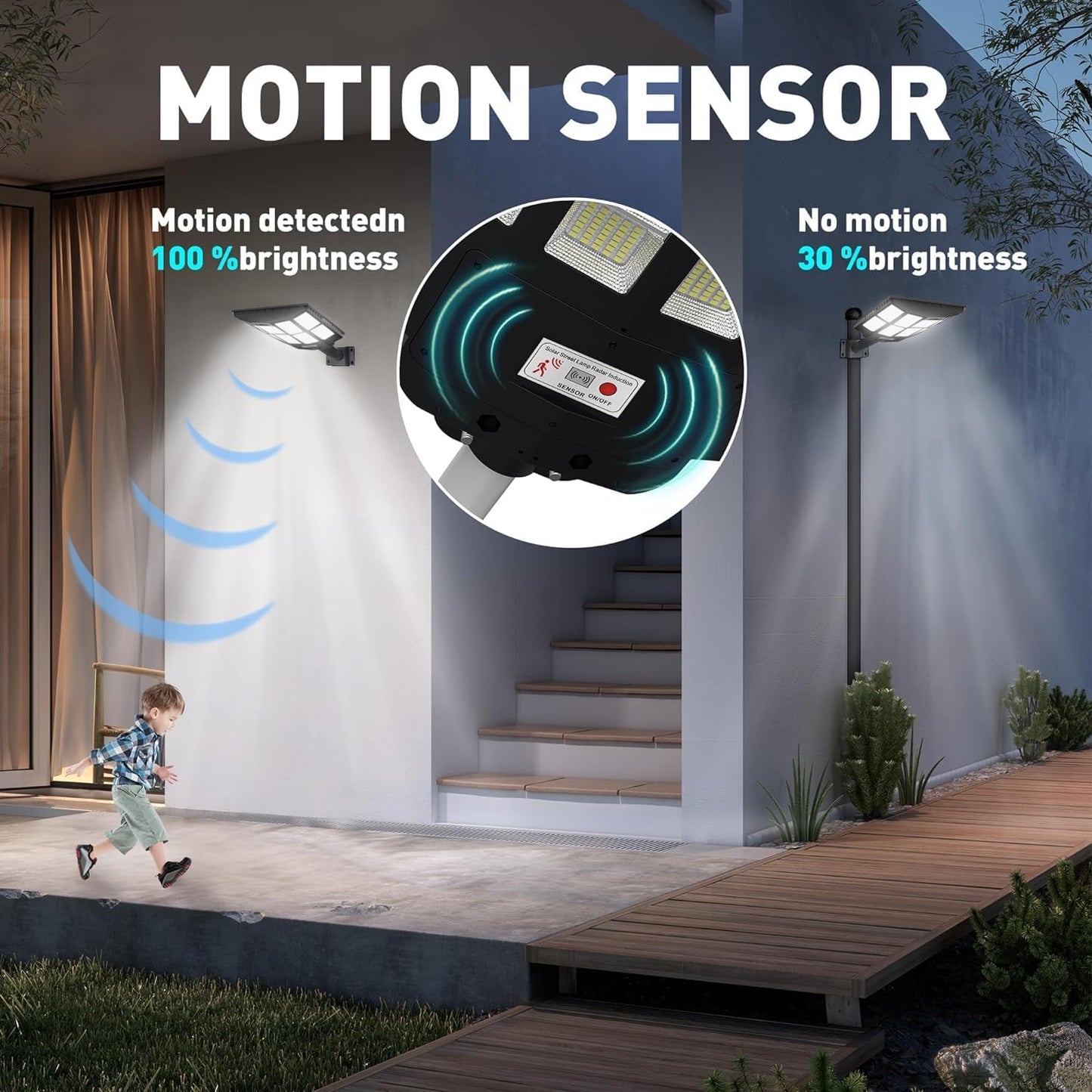 9000W Solar Motion Street Light