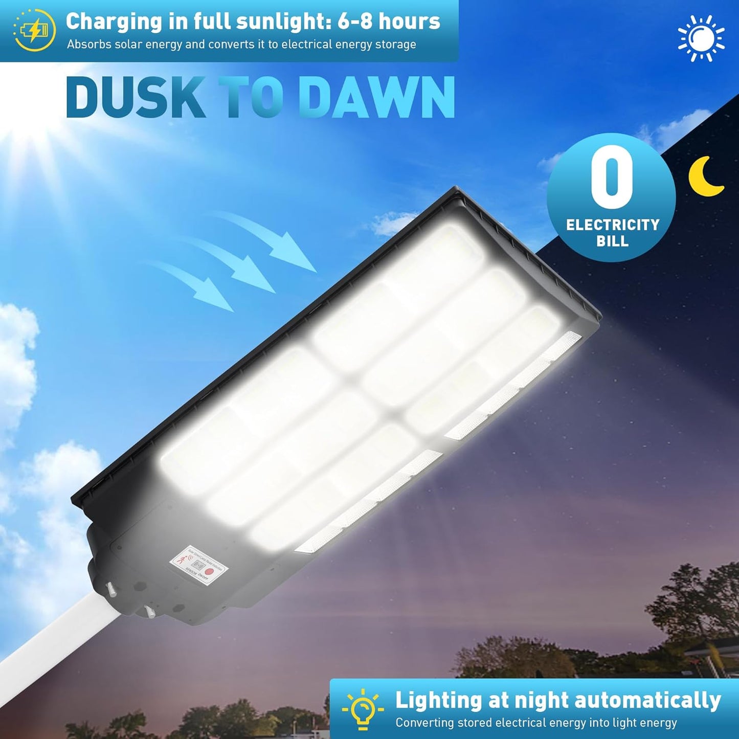9000W Solar Motion Street Light