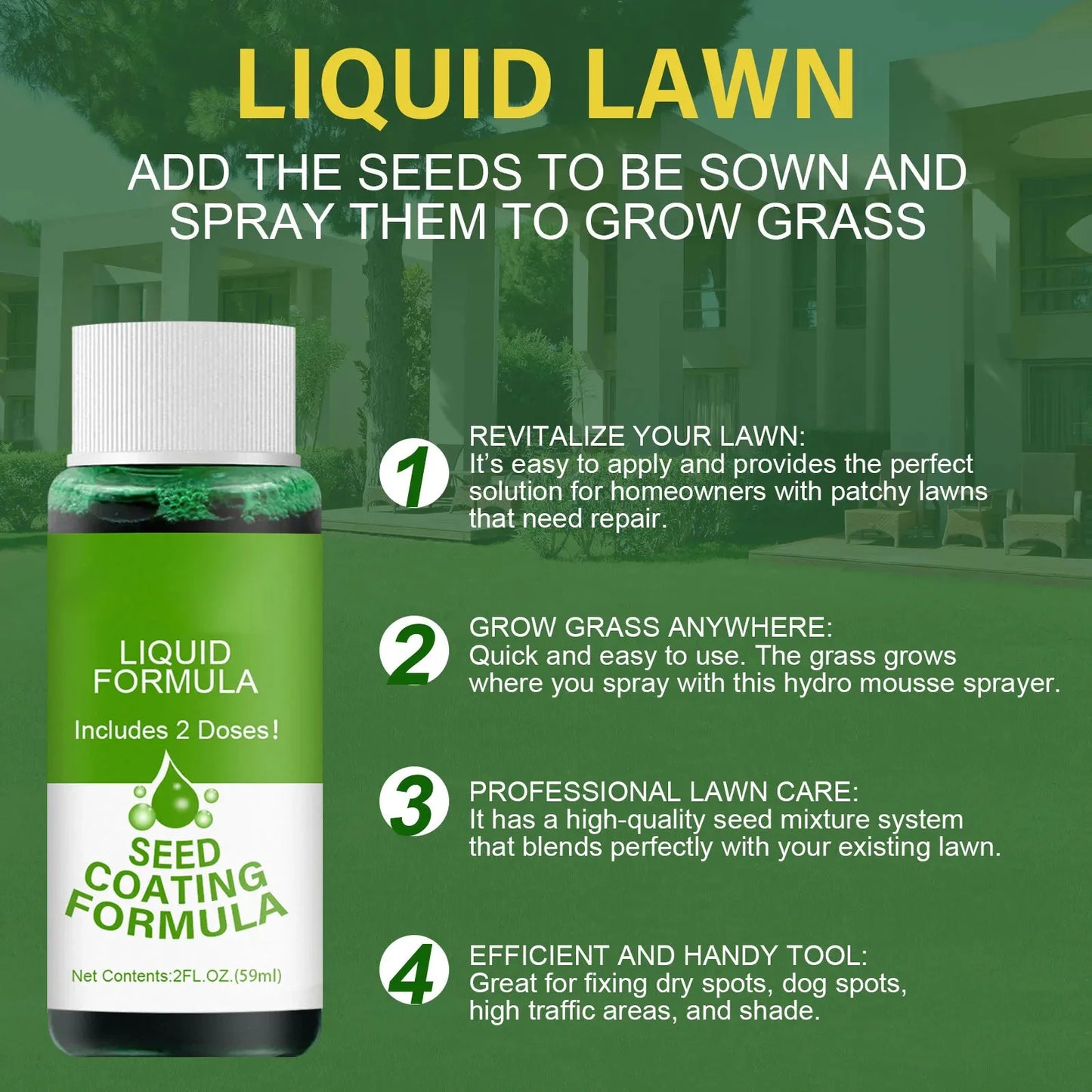 3PCS Lawn Seeding Liquid