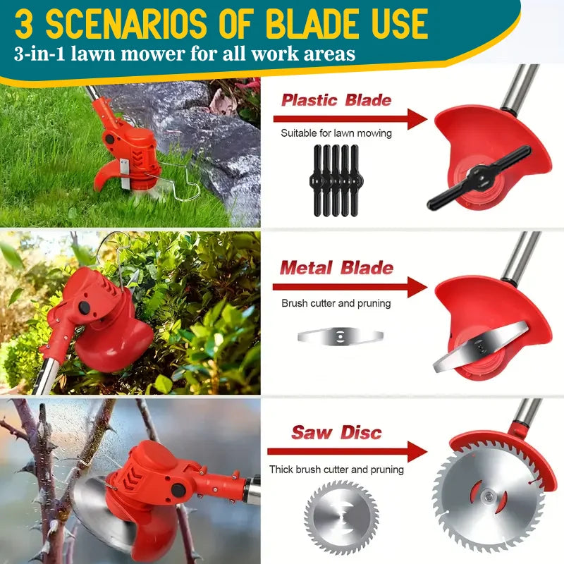 3 in 1 Cordless Weed Eater Pro