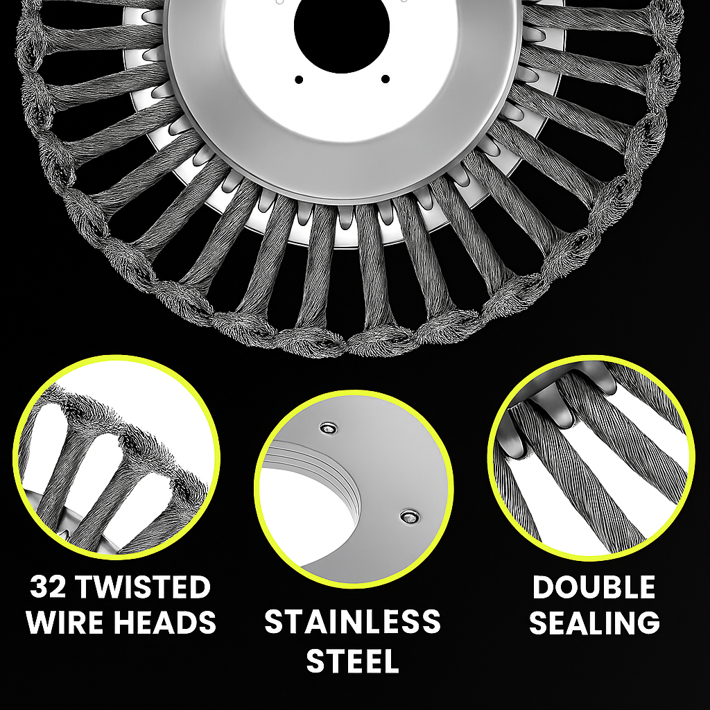 Wire Brush - Cut everything in seconds