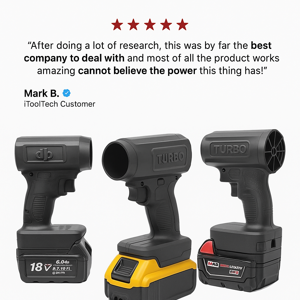 Turbo Jet Electric Leaf Blower Double-Blow™ V2
