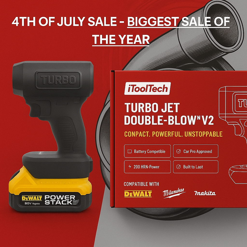 Turbo Jet Electric Leaf Blower Double-Blow™ V2