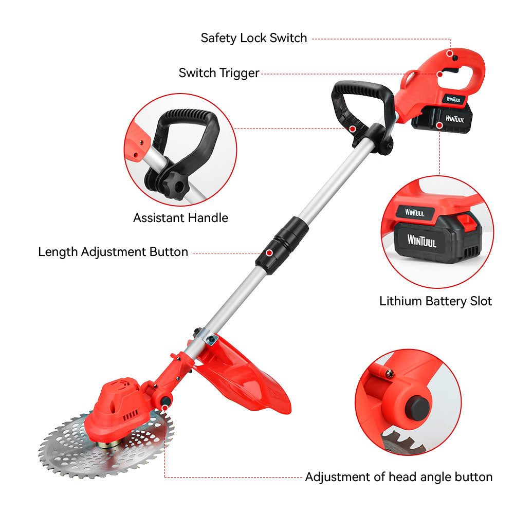 4000W 3 in 1 Cordless Weed Eater Pro