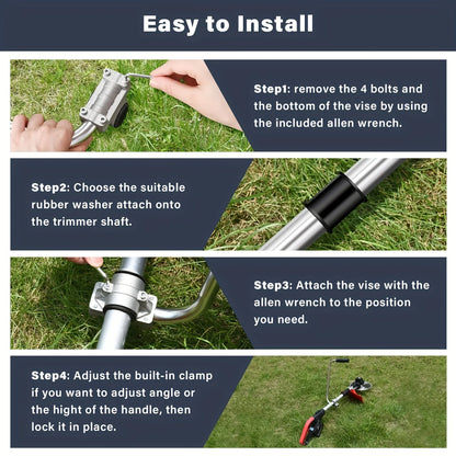 Ergonomic Trimmer Handle – Fits Weed Whackers