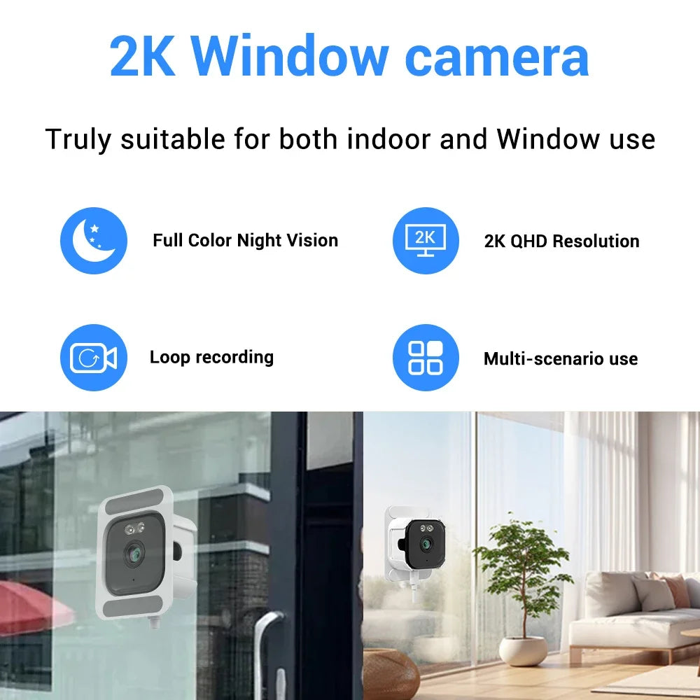 ItoolTech™ 2K Smart Window Security Camera