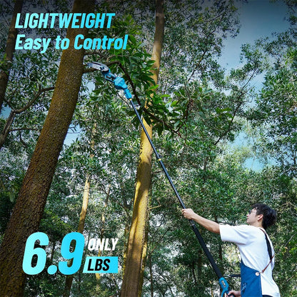 2 in 1 Cordless 8 inch Chainsaw with Pole Saw