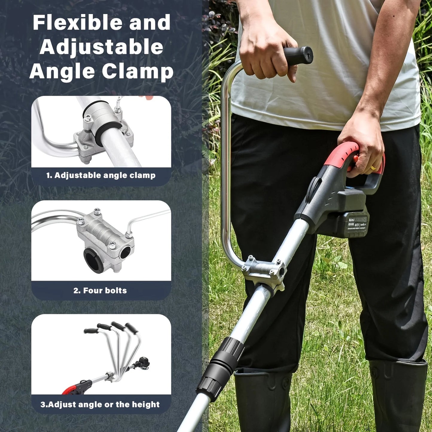 Ergonomic Trimmer Handle – Fits Weed Whackers