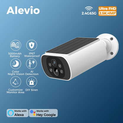 4K Outdoor Solar Camera Wireless Cam WIFI Ultra Standby
