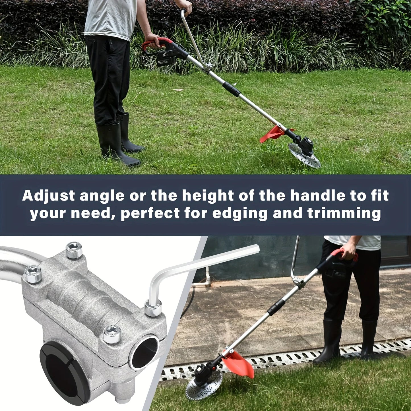Ergonomic Trimmer Handle – Fits Weed Whackers