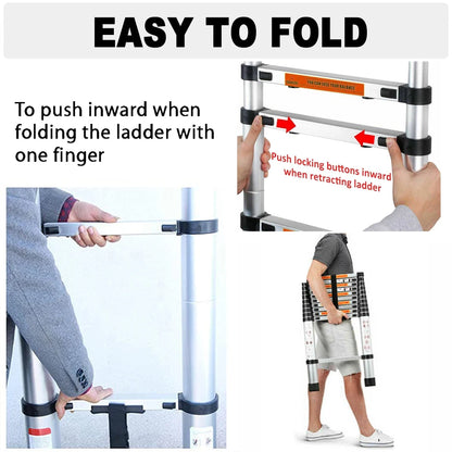 Telescoping Ladder Aluminum Extension