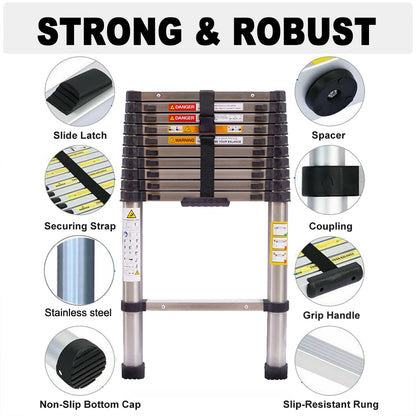 Telescoping Ladder Aluminum Extension