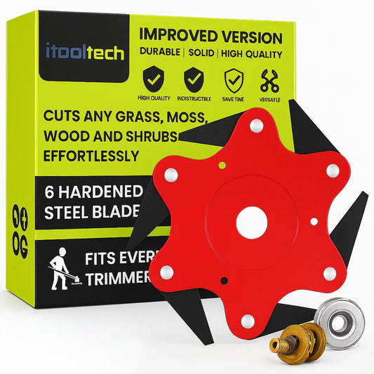 Durable 6 Blade Steel Mowing Head