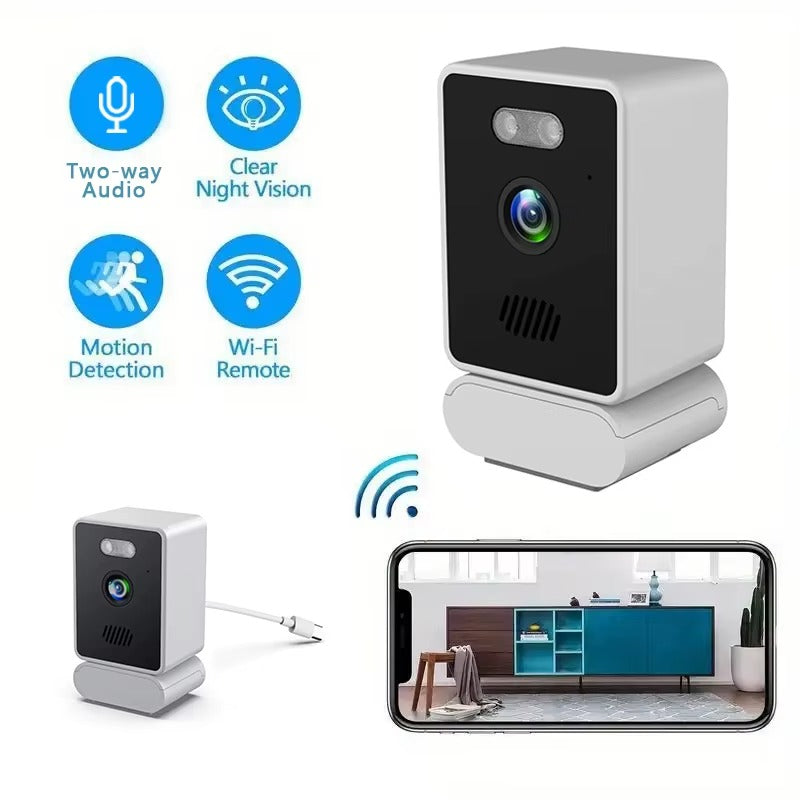 ItoolTech™ 3MP Wi-Fi Indoor Camera with AI Color Night Vision