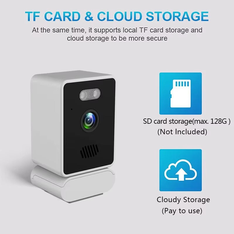 ItoolTech™ 3MP Wi-Fi Indoor Camera with AI Color Night Vision